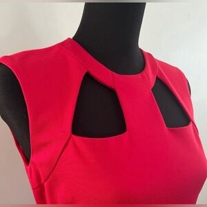 Cache Red Fitted Dress